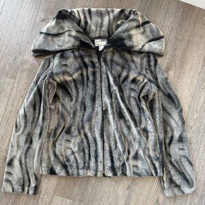 Joseph Ribkoff Faux Fur Jacket